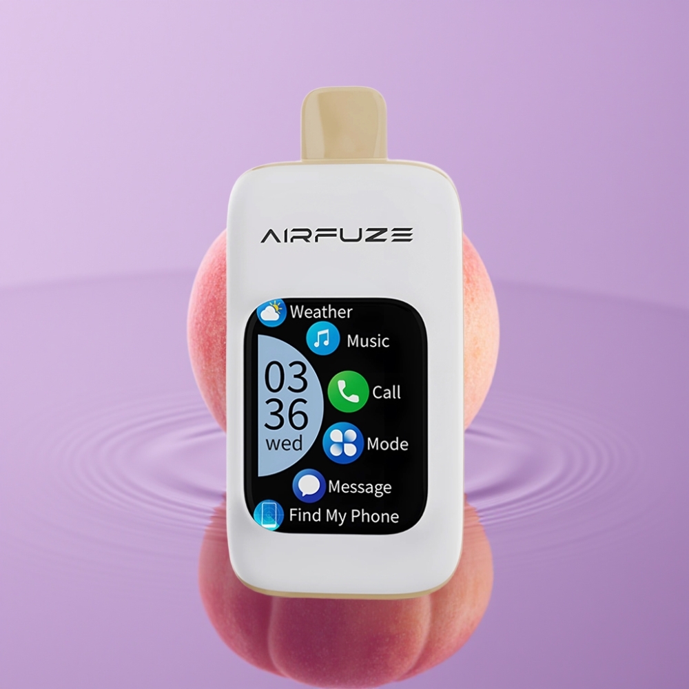 Airfuze Smart Pro 40000 نفخة - 20مل عصير، 900مللي أمبير، 3 أوضاع، خوخي
