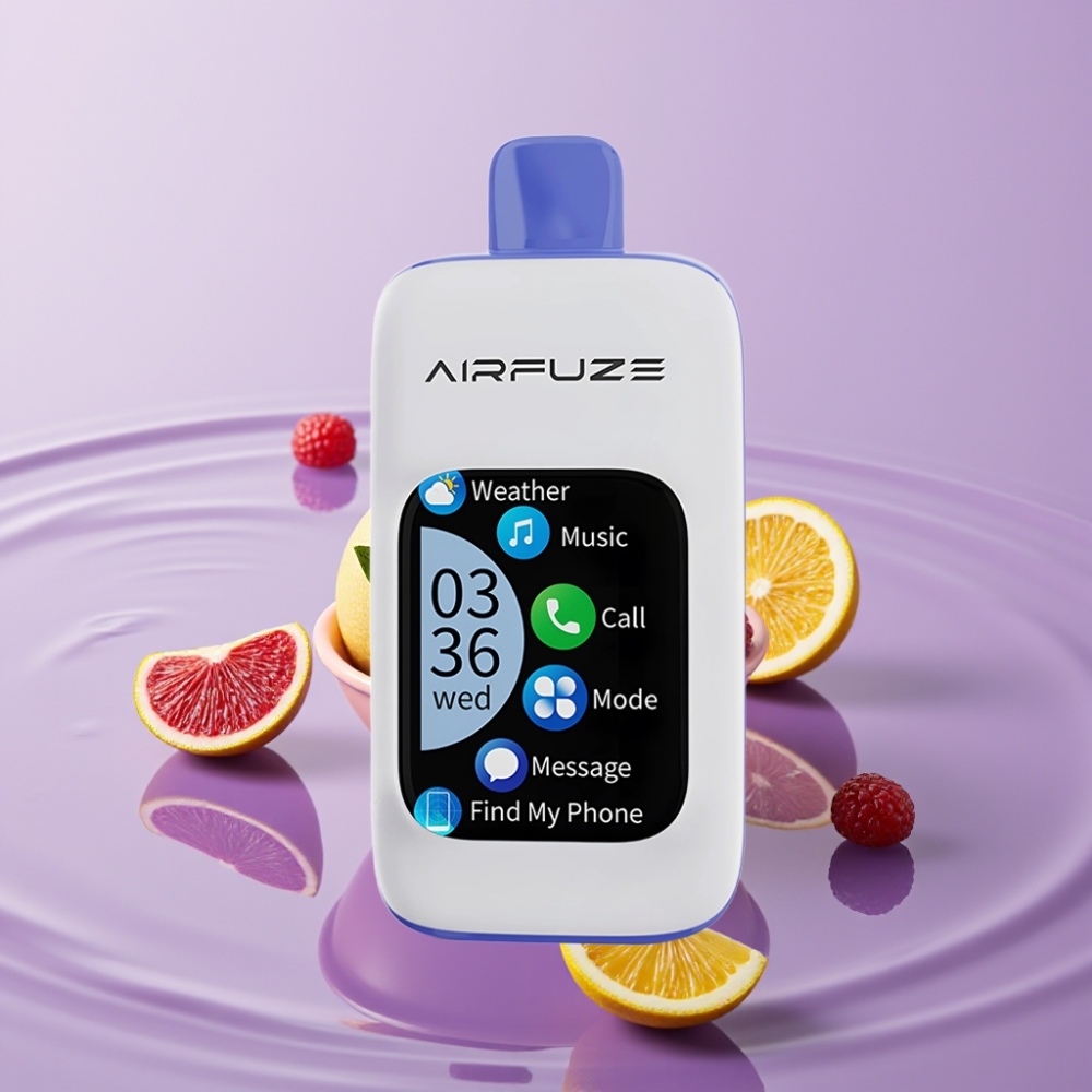Airfuze Smart Pro 40000 نَفخة - 20مل سائل، 900مللي أمبير، نعناع ميامي