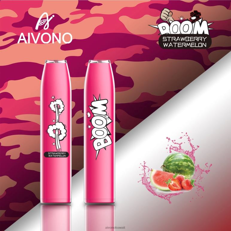 Aivono AIM BOOM 600 الفراولة والبطيخ - RF62V364 Aivono Vape Review Reddit