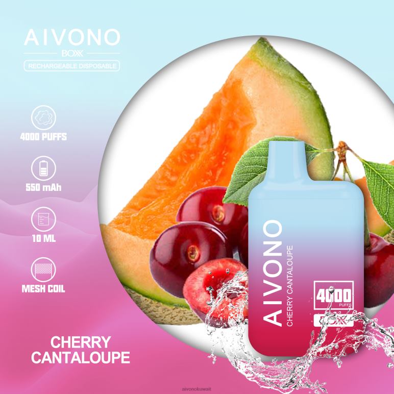 Aivono AIM BOXX 4000 الشمام الكرز - RF62V223 Aivono Vape Price