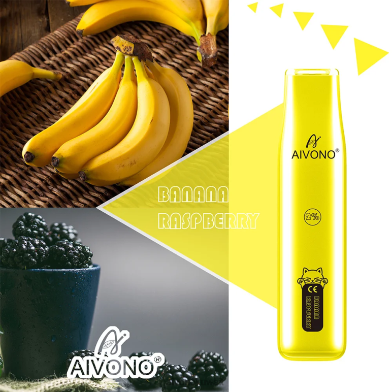 Aivono AIM CAT 400 توت الموز - RF62V334 Aivono Vape Review