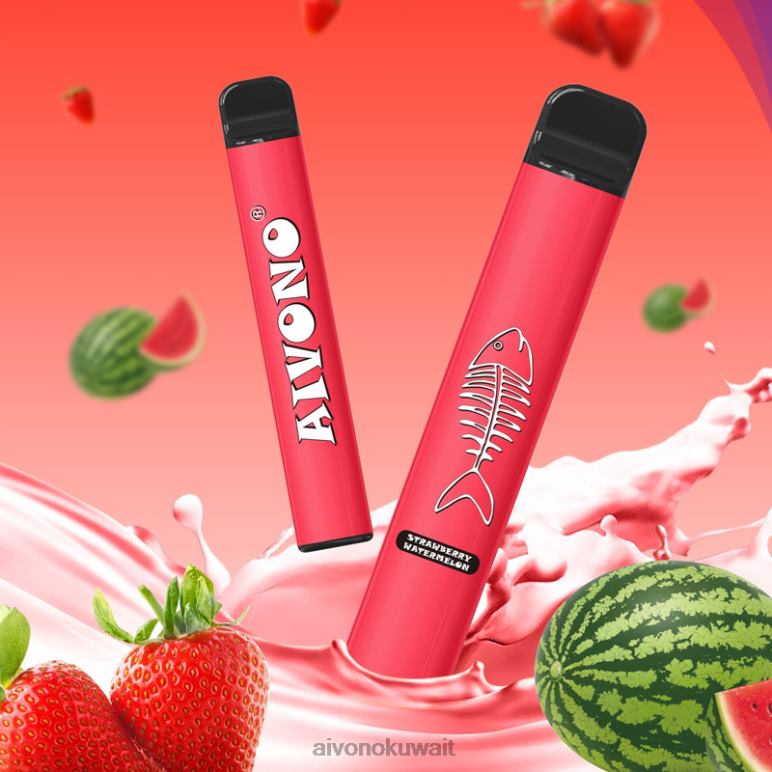Aivono AIM FISHBONE 600 الفراولة والبطيخ - RF62V282 Aivono Vape Review