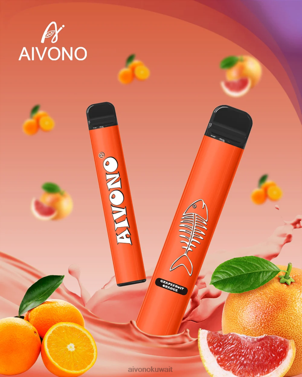 Aivono AIM FISHBONE 600 برتقال جريب فروت - RF62V280 Aivono Vape Review Reddit
