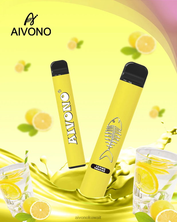 Aivono AIM FISHBONE 600 فرقة الليمون - RF62V287 Aivono Vape Price