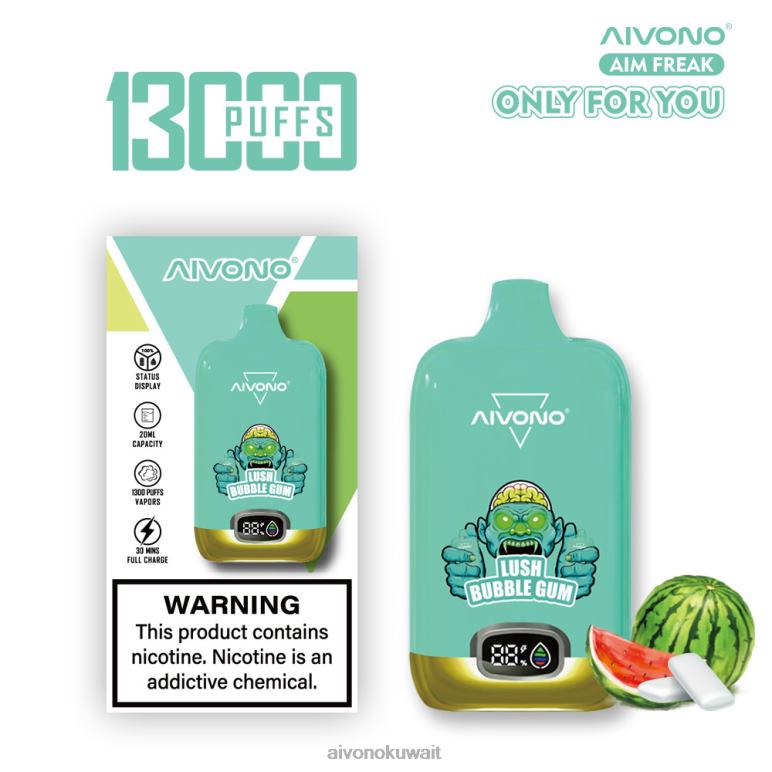 Aivono AIM FREAK 13000 العلكة المورقة - RF62V247 Aivono Vape Price