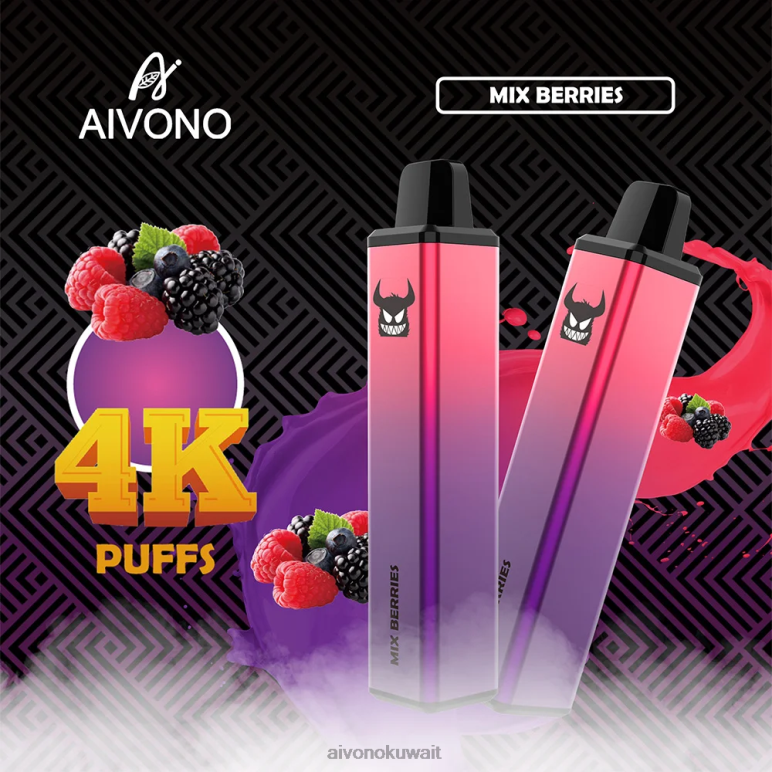 Aivono AIM FREAK 4000 التوت المختلط - RF62V260 Aivono Vape Review Reddit