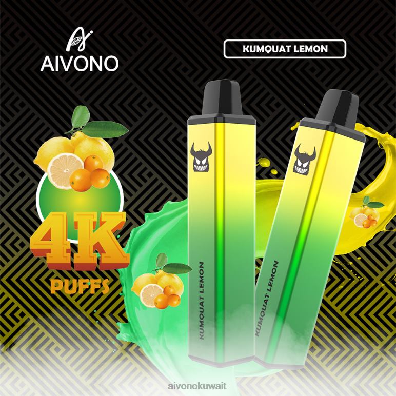 Aivono AIM FREAK 4000 برتقال ذهبي ليمون - RF62V256 Aivono Vape Review Reddit