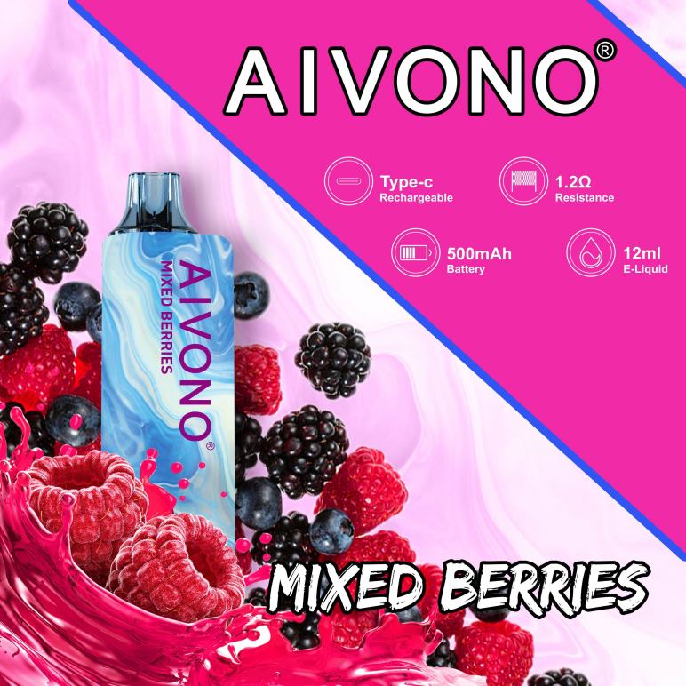 Aivono AIM GUN 7000 التوت المختلط - RF62V111 Aivono Vape Price
