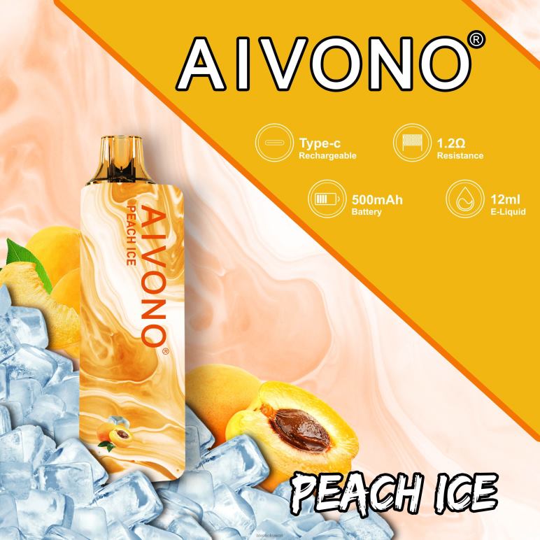 Aivono AIM GUN 7000 جليد الخوخ - RF62V103 Aivono Vape Price