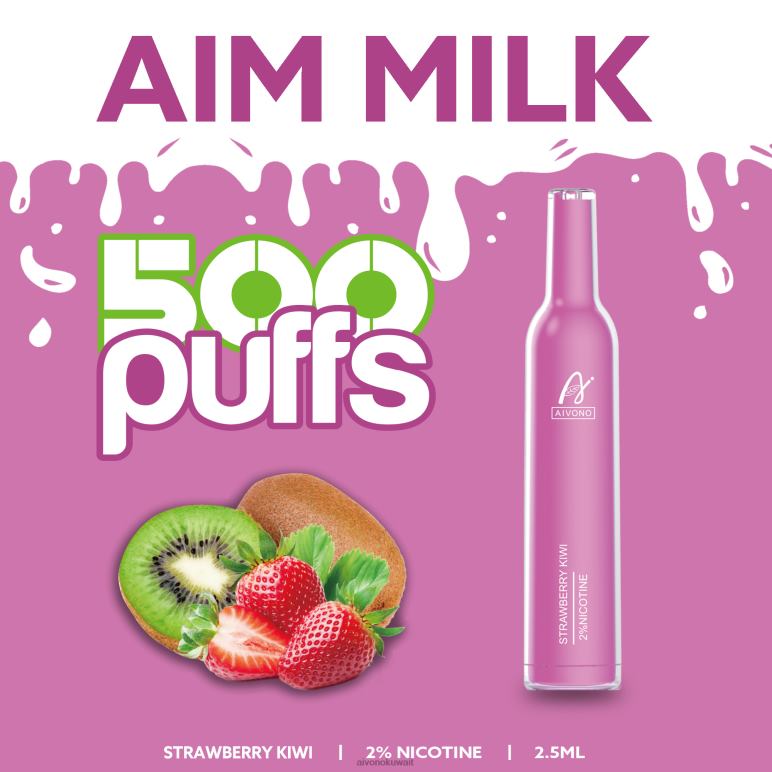 Aivono AIM MILK 500 كيوي فراولة - RF62V271 Aivono Vape Price