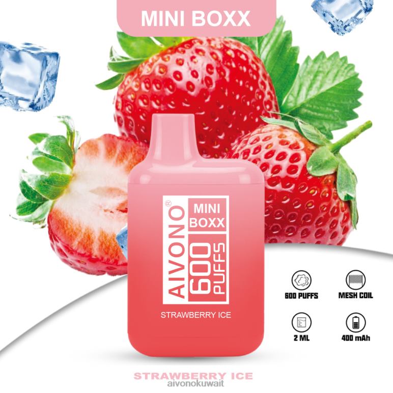 Aivono AIM MINI BOXX 600 جليد الفراولة - RF62V236 Aivono Vape Review Reddit