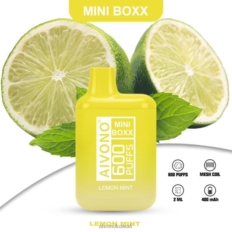 Aivono AIM MINI BOXX 600 ليمون نعناع - RF62V233 Aivono Kuwait