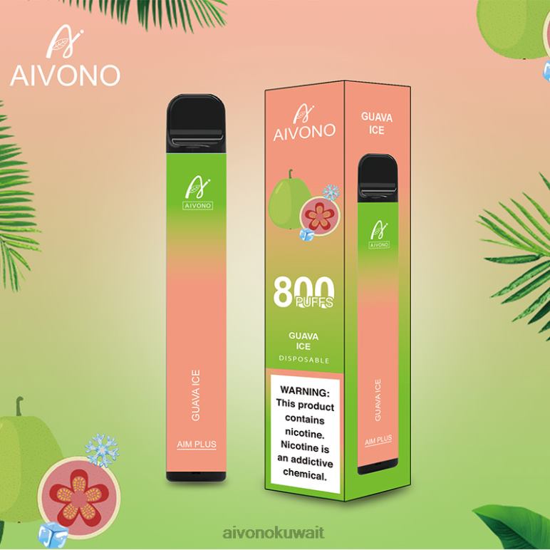 Aivono AIM PLUS 800 جليد الجوافة - RF62V180 Aivono Vape Review Reddit