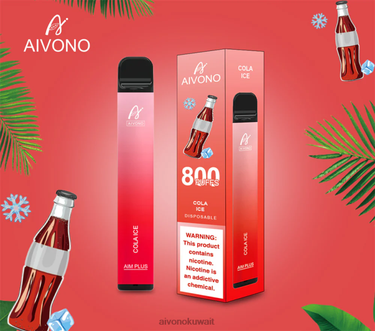 Aivono AIM PLUS 800 جليد الكولا - RF62V176 Aivono Vape Review Reddit