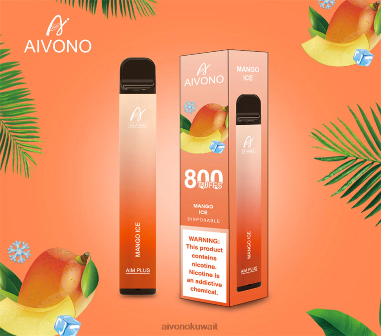 Aivono AIM PLUS 800 جليد المانجو - RF62V184 Aivono Vape Review Reddit