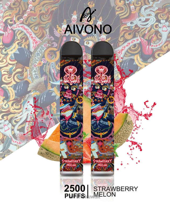Aivono AIM SNAKE 2500 البطيخ الفراولة - RF62V320 Aivono Vape Review Reddit