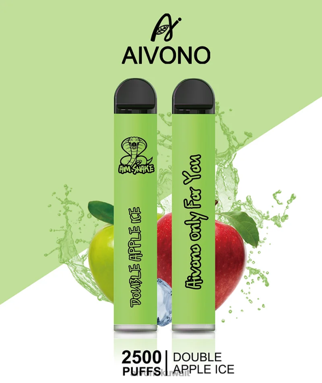 Aivono AIM SNAKE 2500 ثلج تفاح مزدوج - RF62V304 Aivono Vape Review Reddit