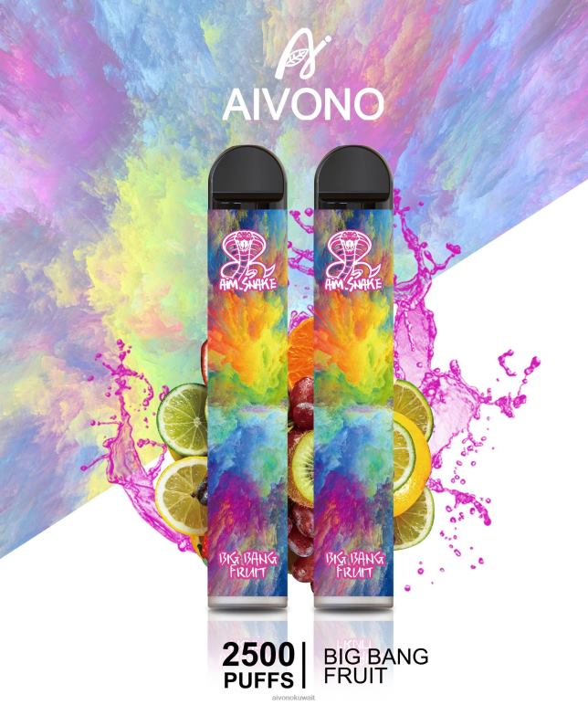 Aivono AIM SNAKE 2500 ثمرة الانفجار الكبير - RF62V322 Aivono Vape Review