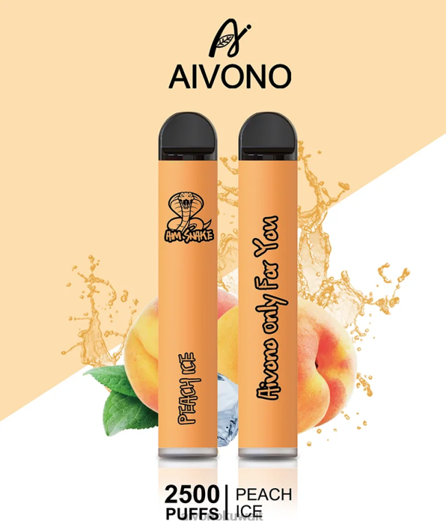 Aivono AIM SNAKE 2500 جليد الخوخ - RF62V316 Aivono Vape Review Reddit