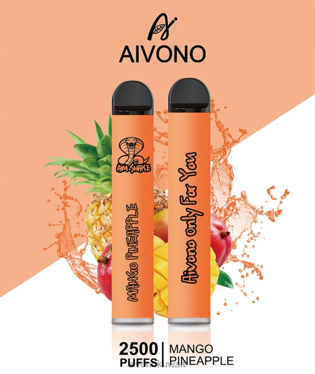Aivono AIM SNAKE 2500 مانجو اناناس - RF62V310 Aivono Vape Review