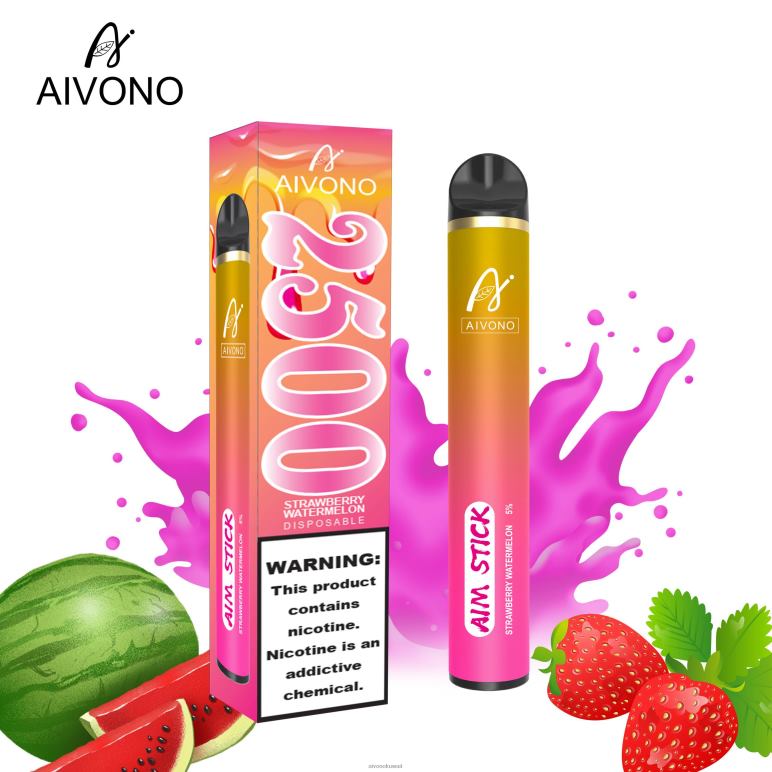Aivono AIM STICK 2500 الفراولة والبطيخ - RF62V149 Aivono Kuwait