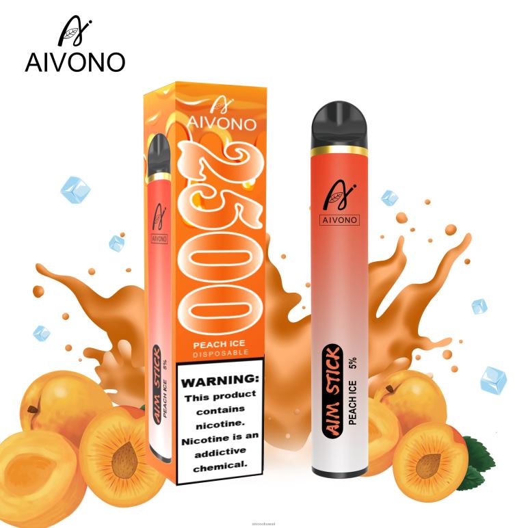Aivono AIM STICK 2500 جليد الخوخ - RF62V144 Aivono Vape Review Reddit
