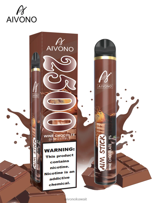 Aivono AIM STICK 2500 شوكولاتة النبيذ - RF62V156 Aivono Vape Review Reddit