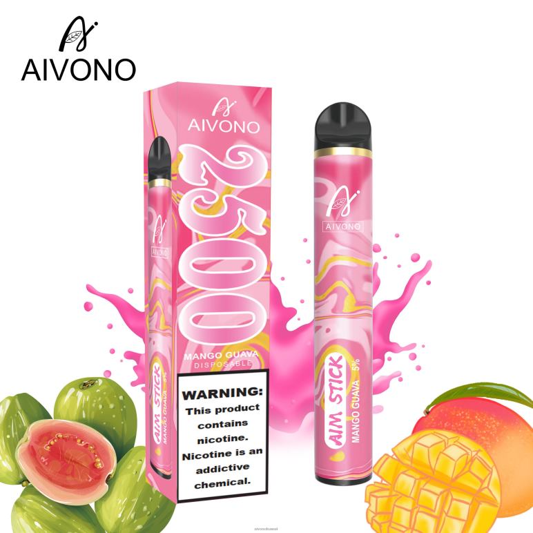 Aivono AIM STICK 2500 مانجو جوافة - RF62V146 Aivono Vape Review