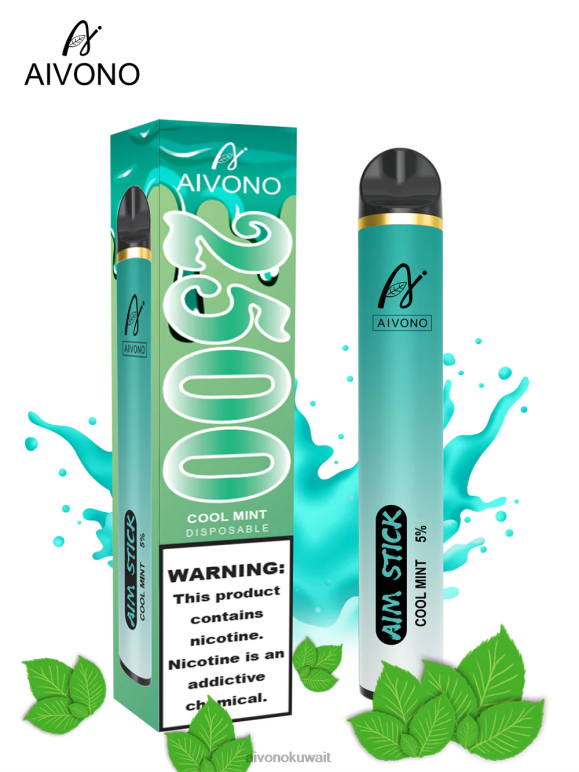 Aivono AIM STICK 2500 نعناع بارد - RF62V159 Aivono Vape Price