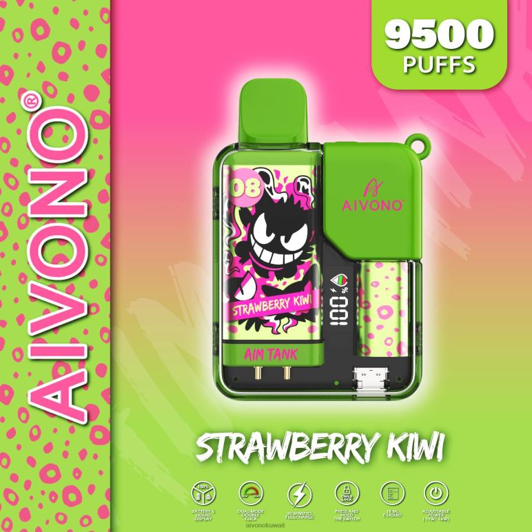 Aivono AIM TANK 9500 كيوي فراولة - RF62V47 Aivono Vape Price