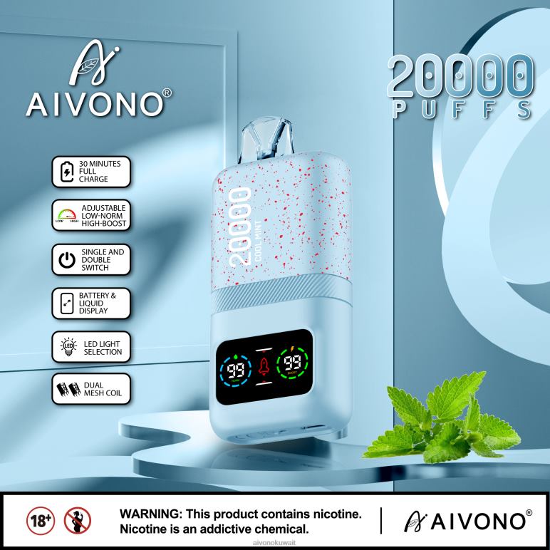 Aivono AIM magic 20000 نعناع بارد - RF62V84 Aivono Vape Review Reddit