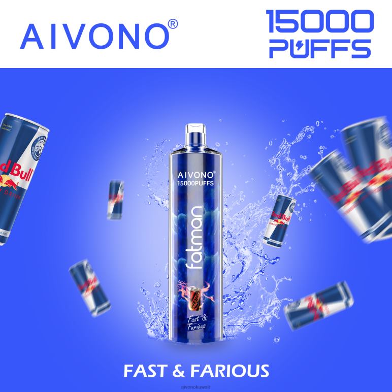 Aivono FATMAN 15000 سريع وغاضب - RF62V18 Aivono Vape Review