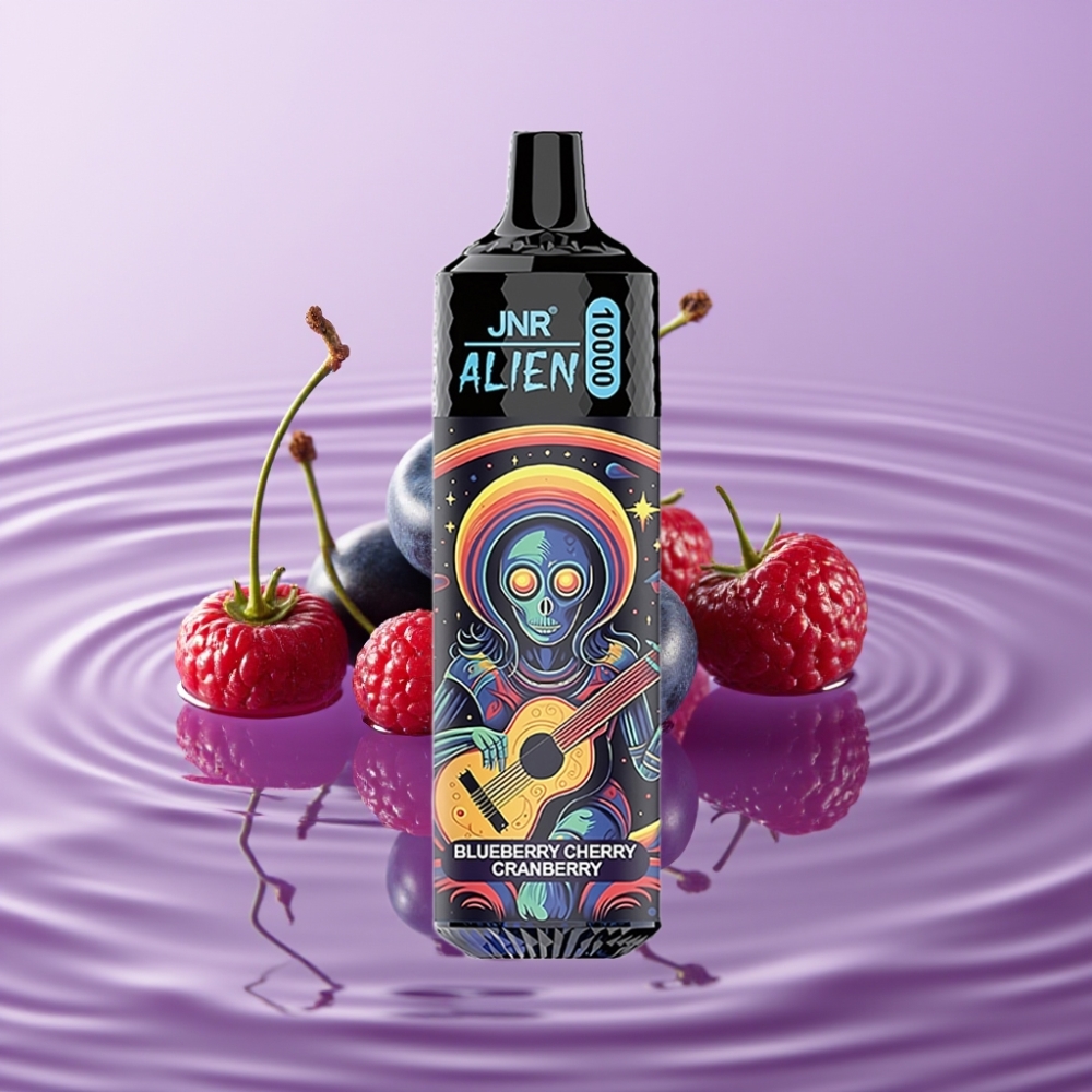 JNR Alien 10000 Puffs توت أزرق كرز وتوت بري - 850mAh 20ml RGB
