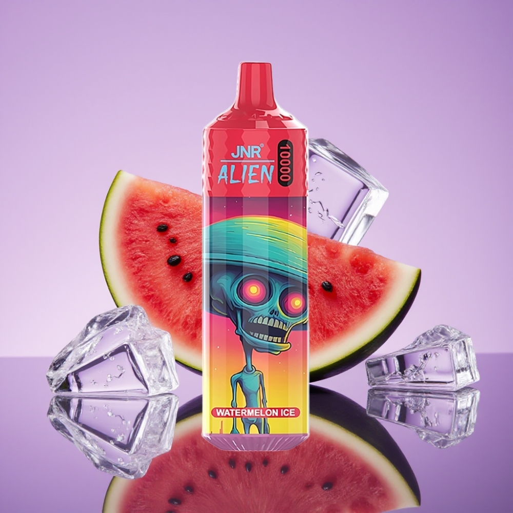 JNR Alien 10000 Puffs جهاز فاب قابل للتخلص بنكهة البطيخ المثلج - 850mAh، 20مل، شحن Type-C