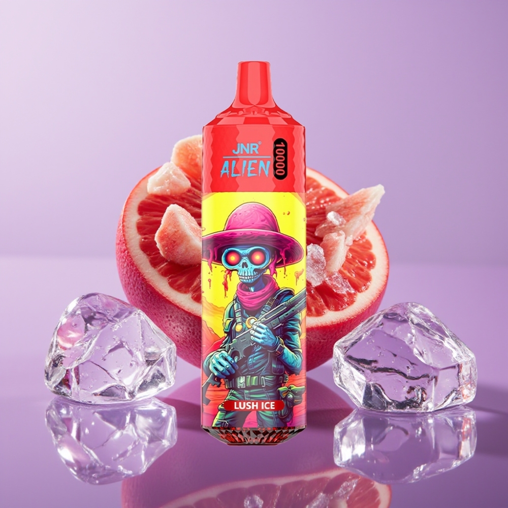 JNR Alien 10000 نَفَثات - 850mAh/20مل/Type-C - نكهة لوش آيس