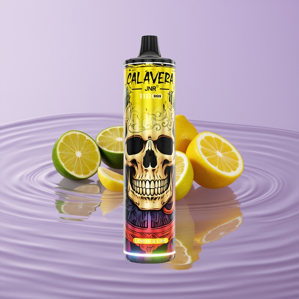JNR Calavera 11000 Puffs عصير ليمون ولائم - شاحن Type-C، 850 مللي أمبير، 21 مل