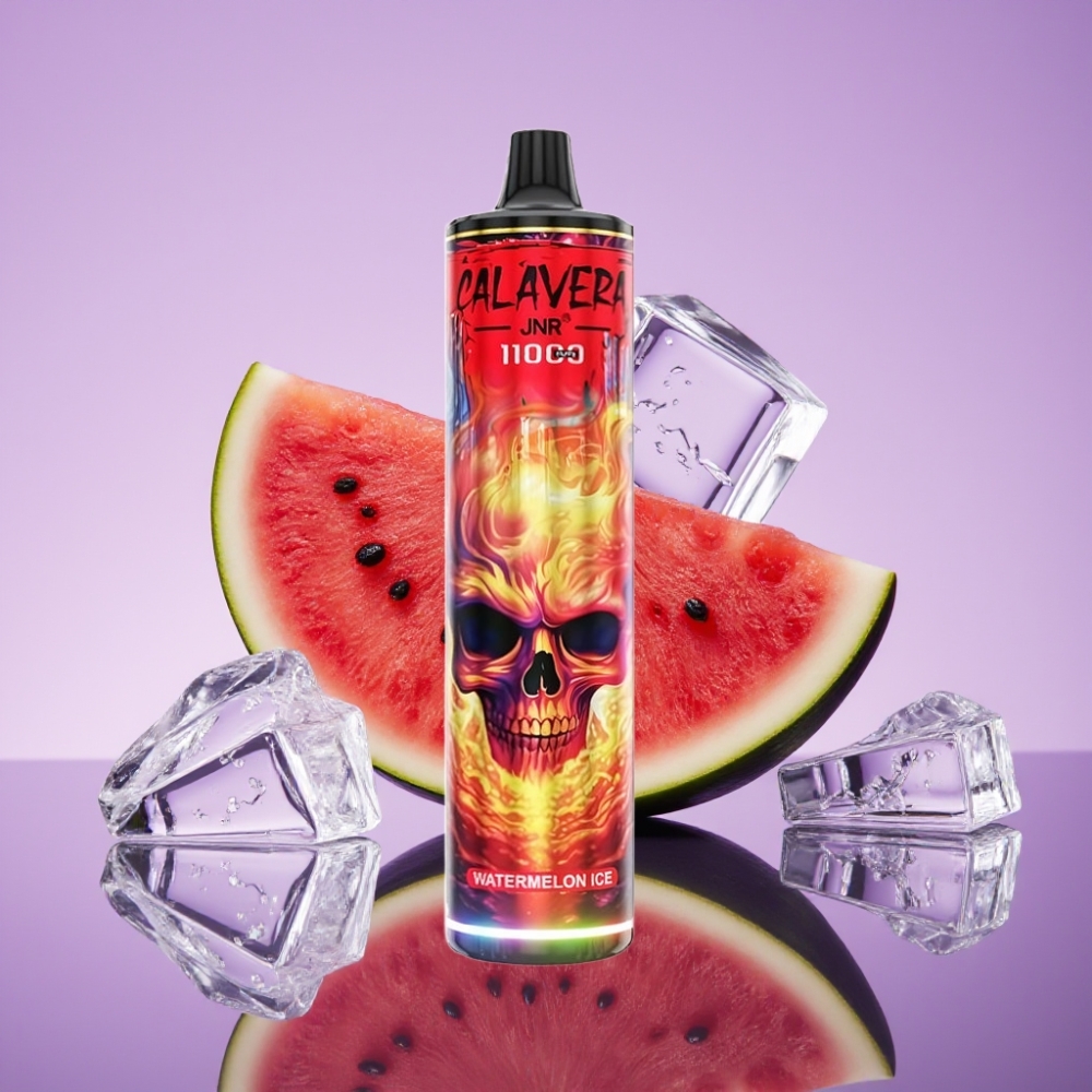 JNR Calavera 11000 نفحة - بطارية 850 مللي أمبير، سعة 21 مل، بنكهة البطيخ المثلج