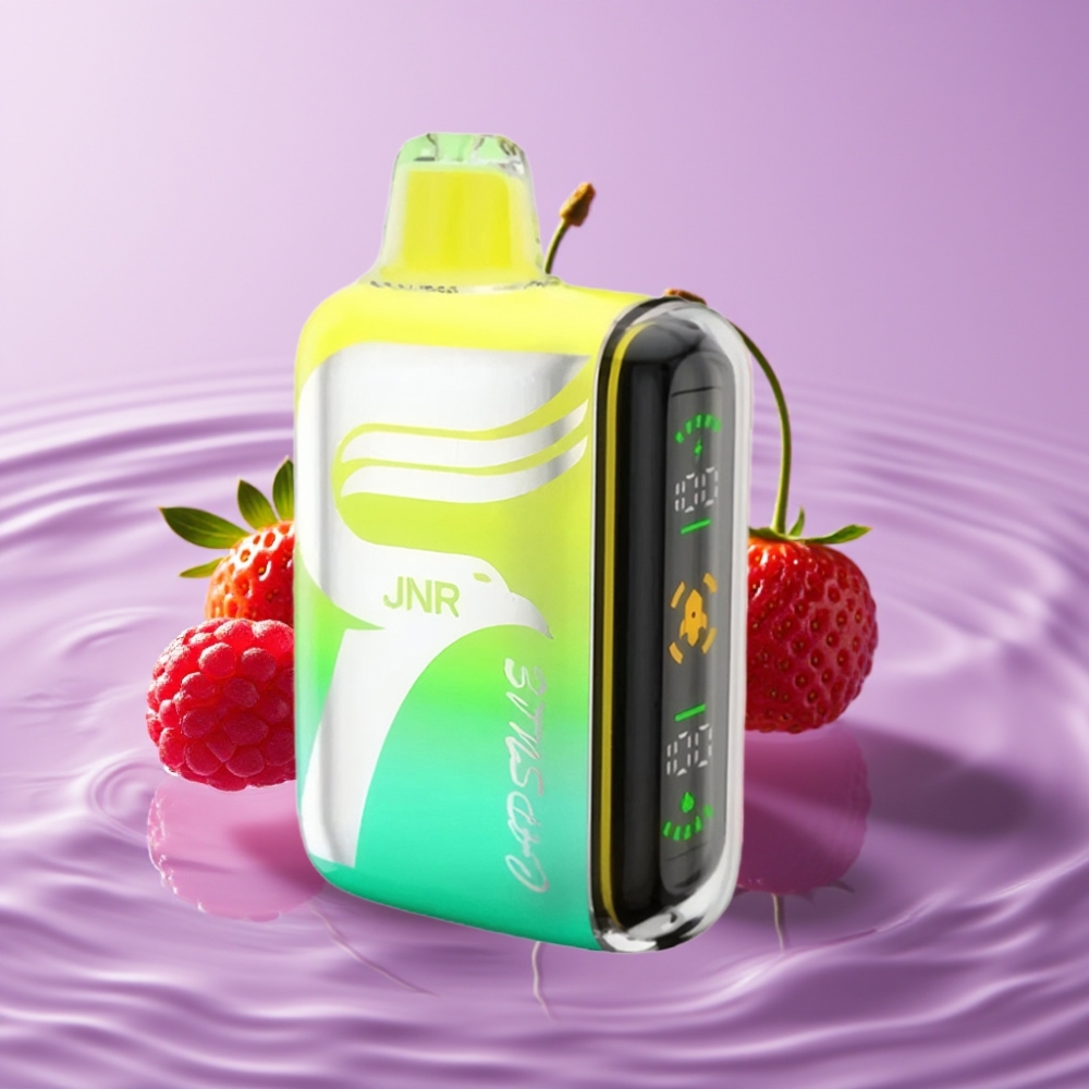 JNR Capsule 15000 نفخة بنكهة الفراولة والتوت والكرز - 850mAh، 20مل، 20W