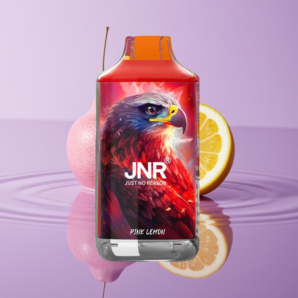 JNR Falcon 16000 Puffs بنكهة الليمون الوردي - 850mAh، 22ml، شاشة LED