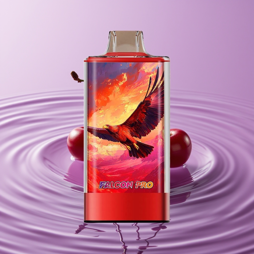 JNR Falcon Pro 28000 سجائر إلكترونية بنكهة الكرز كولا - 30مل، 950مللي أمبير، 28000 نفثة