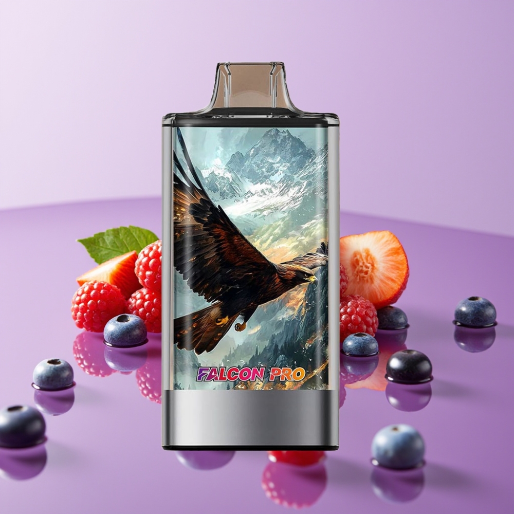 JNR Falcon Pro 28000 سجارة إلكترونية - توت مشكل، 30مل، 950مللي أمبير، 5 نيكوتين