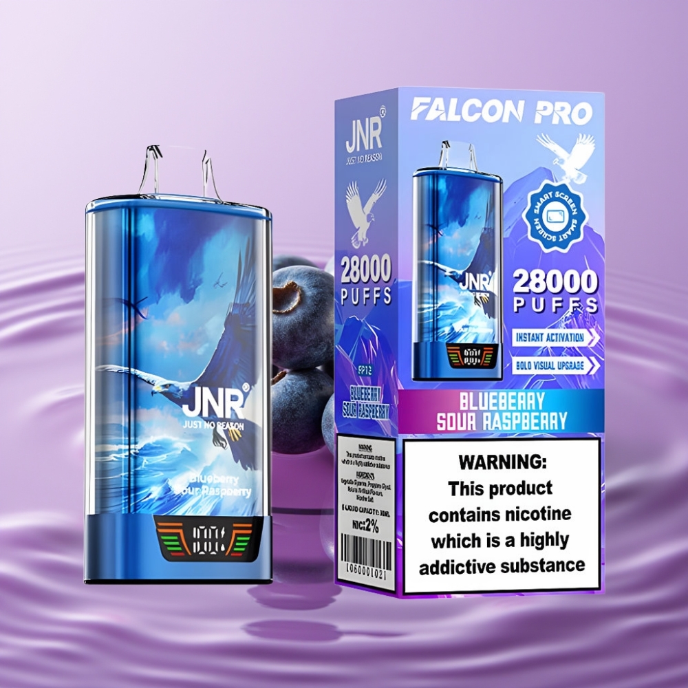 JNR Falcon Pro 28000 سحبة - توت أزرق فراولة حامضة - 30مل/950مللي أمبير