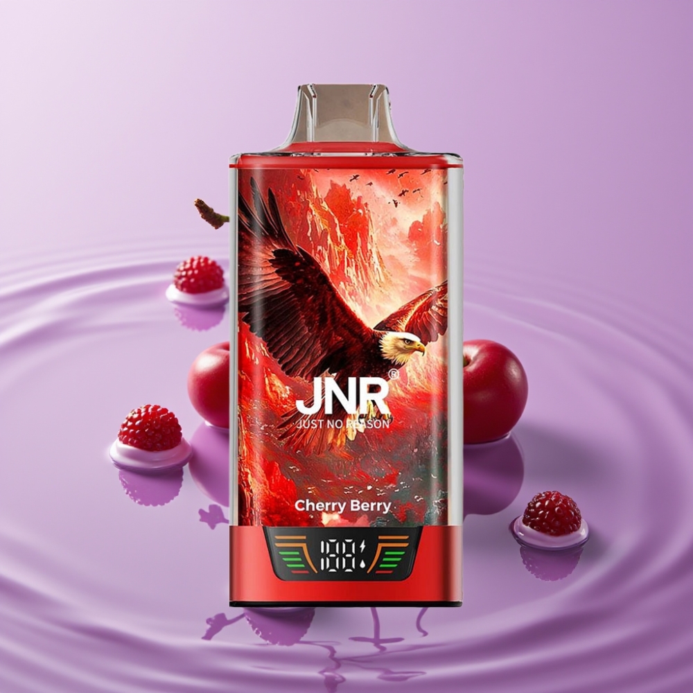 JNR Falcon Pro 28000 فابل برو عبوة واحدة بنكهة الكرز والتوت - 30مل، 950مللي أمبير، 28000 نفخة