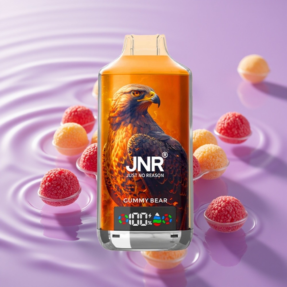 JNR Falcon X 18000 Puffs دب صمغ - 24مل 750مللي أمبير شاشة رقمية شحن Type-C