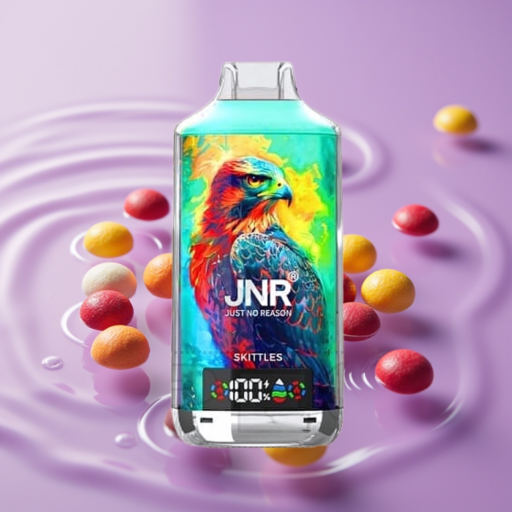 JNR Falcon X 18000 Puffs سكيتلز - 750mAh، 24مل، شاشة رقمية، شحن Type-C