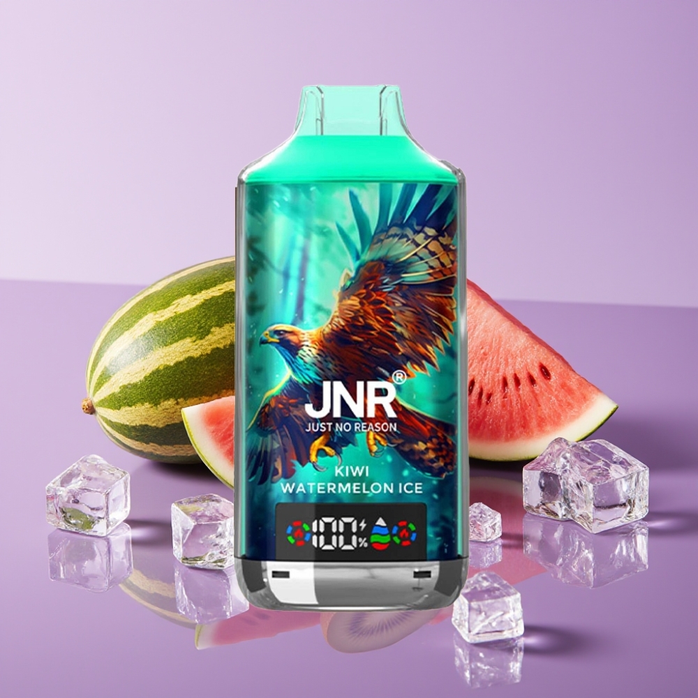 JNR Falcon X 18000 Puffs كيوي بطيخ مثلج - 750mAh 24ml Dual Mesh Coil