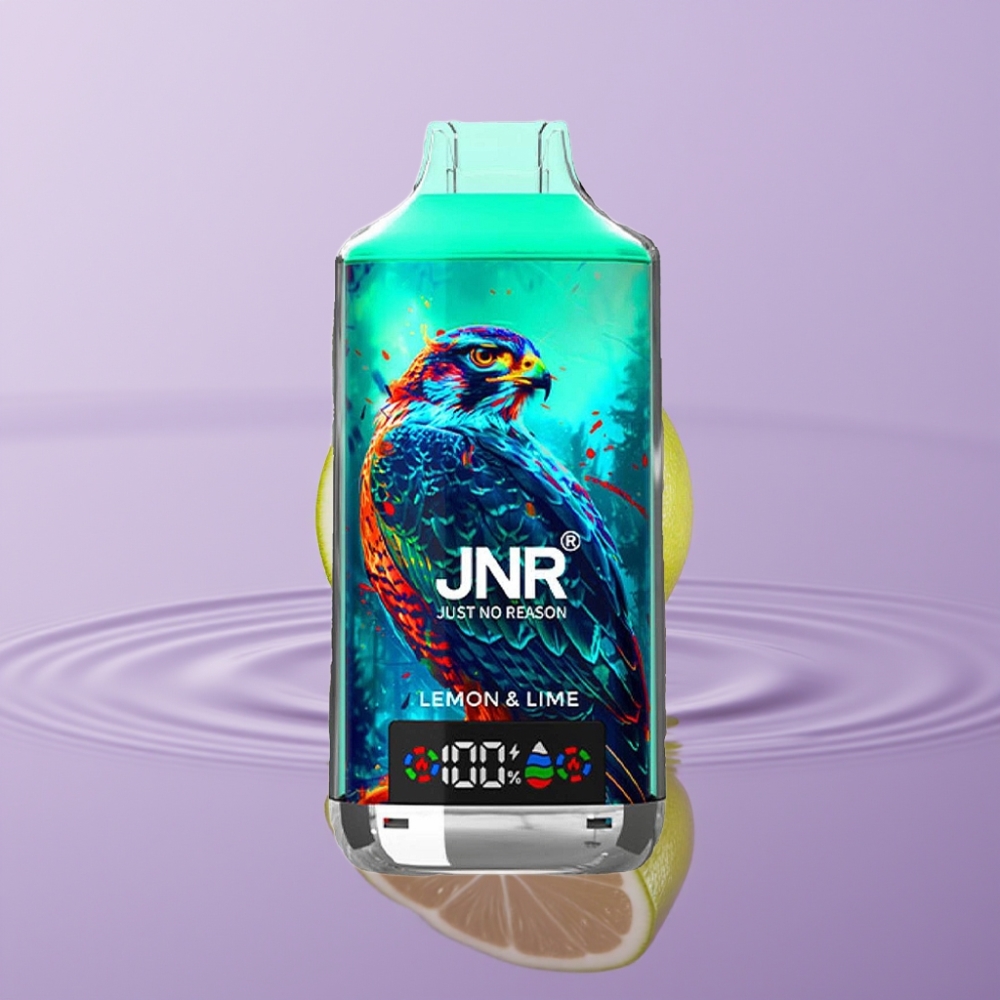 JNR Falcon X 18000 Puffs ليمون لايم - 750mAh، 24ml، شحن Type-C