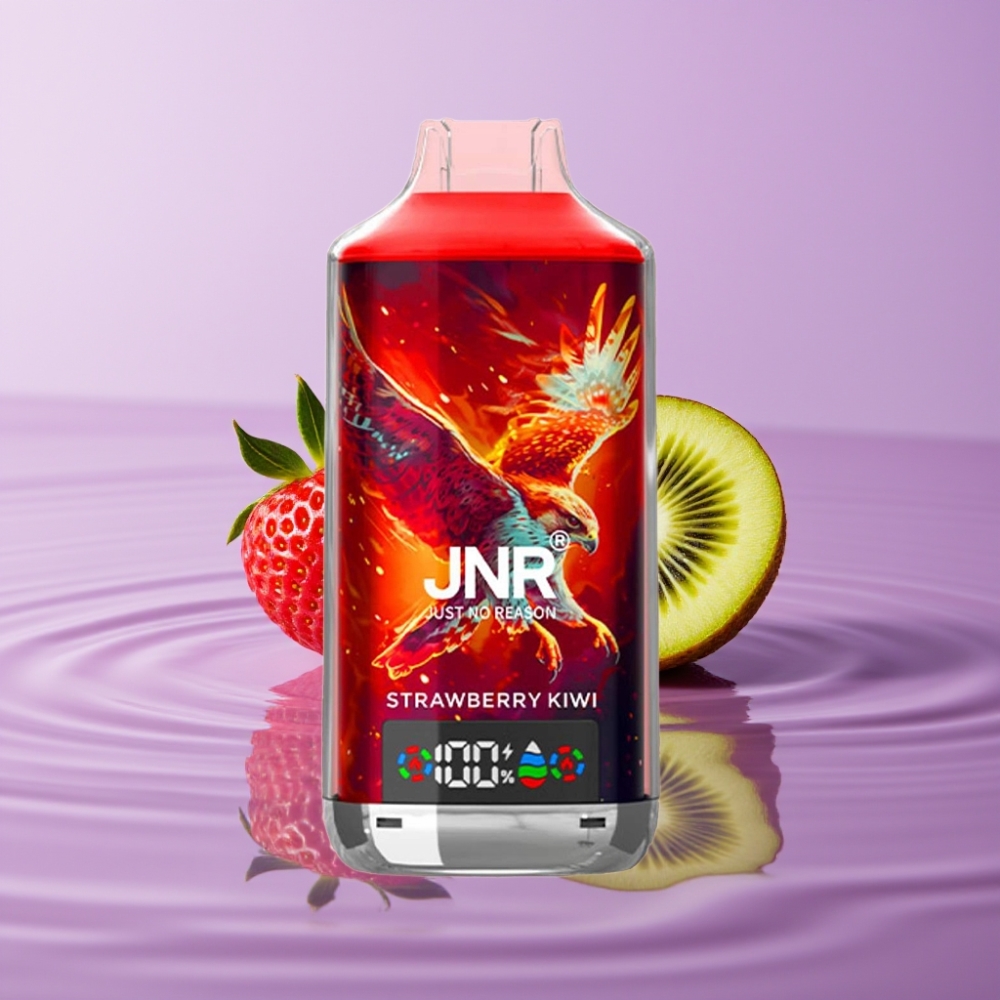 JNR Falcon X 18000 نفحة بطارية 750mAh سعة 24ml فراولة كيوي
