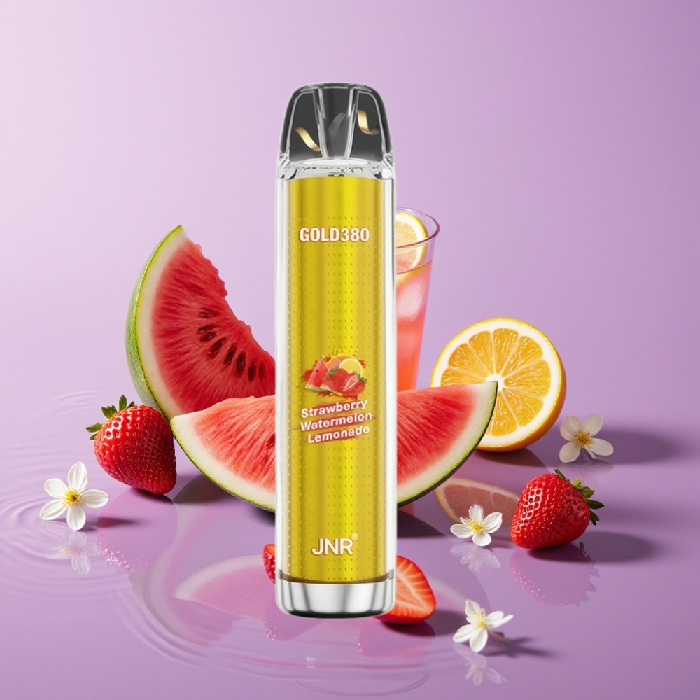 JNR Gold380 6000 نفث ستروبيري بطيخ ليموناضة - 1500mAh 13ml 10ohm
