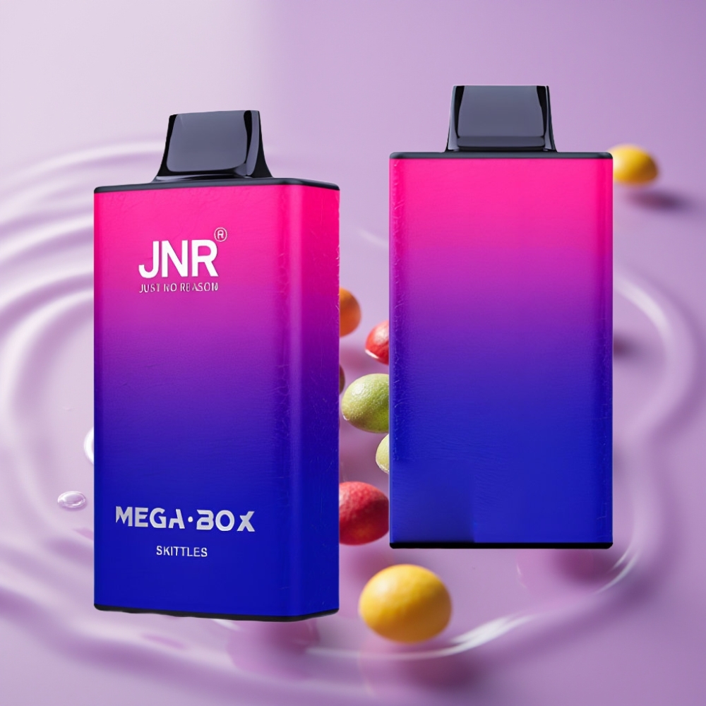 JNR Mega Box 25000 نفخة سكيتلز - 30مل سائل، 850مللي أمبير، شحن Type-C